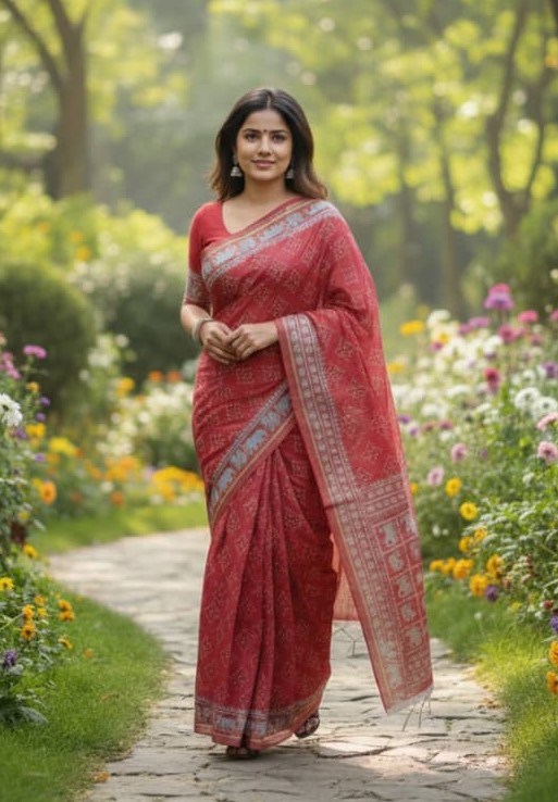 Kaftan Silk Sharee