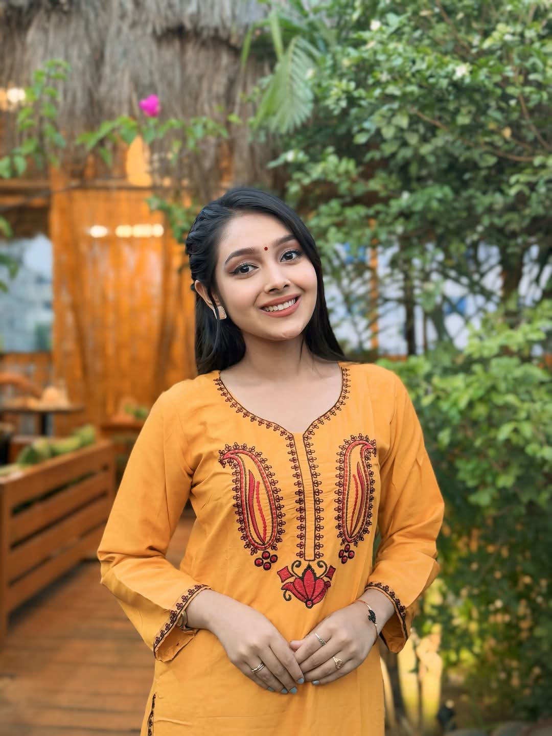 Embroidery Cotton Two Piece Co-Ord Set