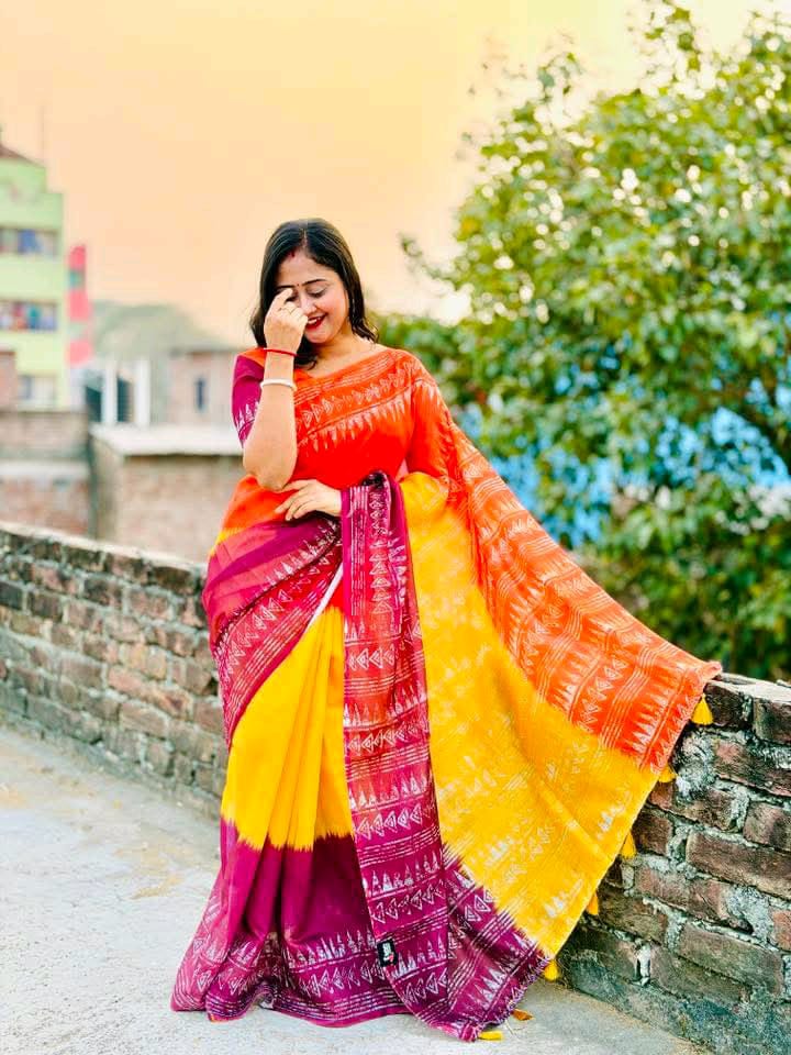 Chanderi silk sharee