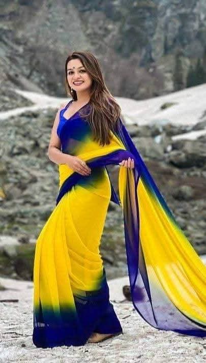 Rongdhonu  Georgette sharee ছবি 7