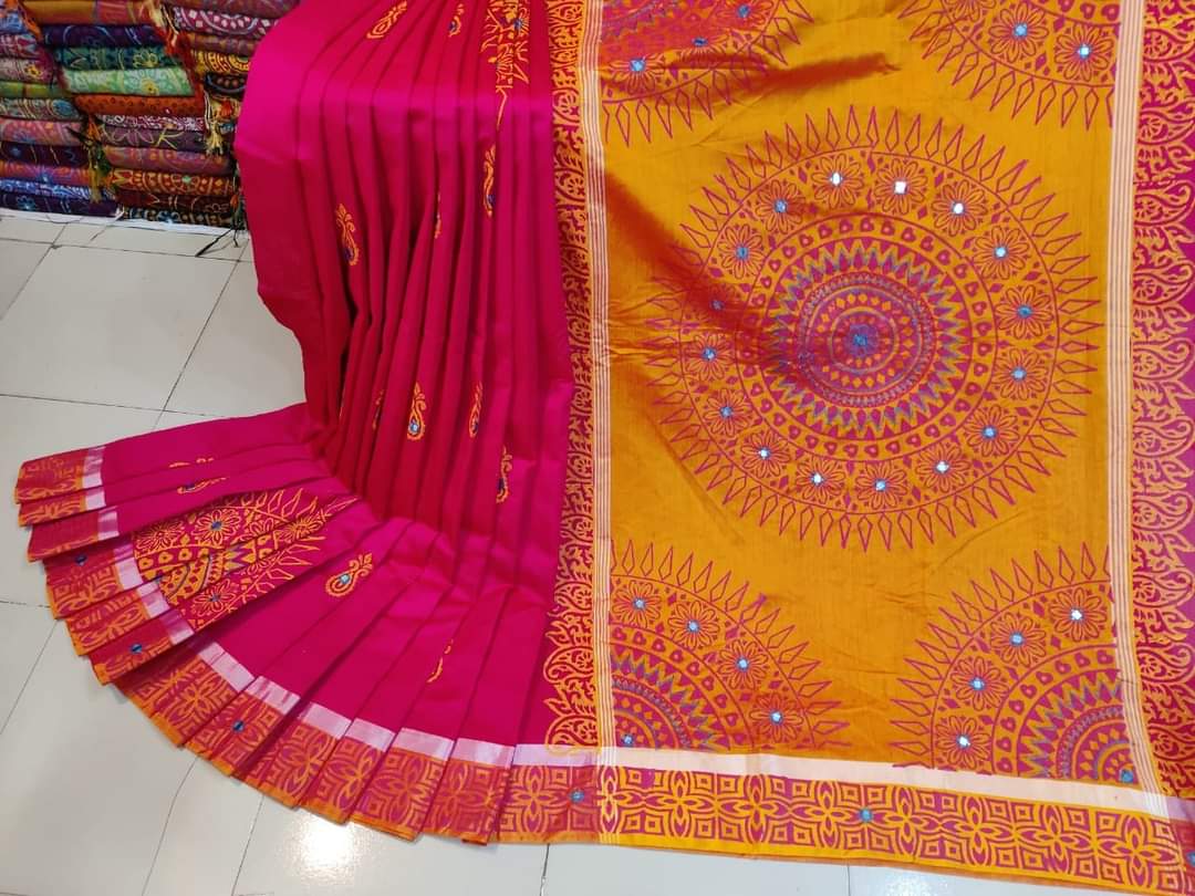 এমব্রয়ডাড়ী ধুপিয়ানসিল্ক শাড়ী