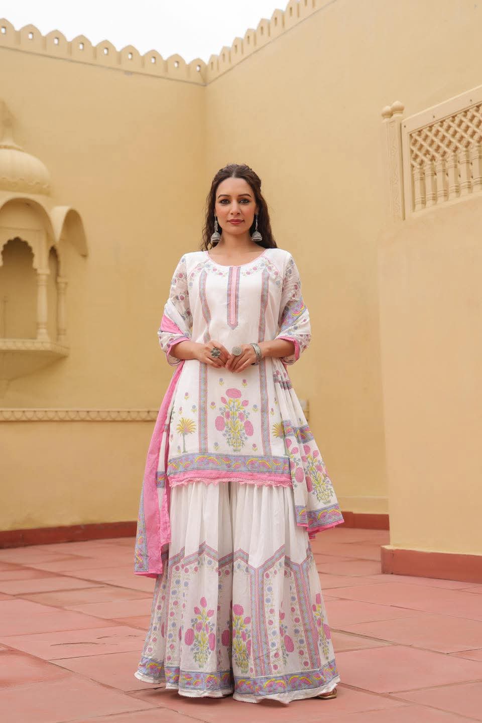 Sharara Three Piece