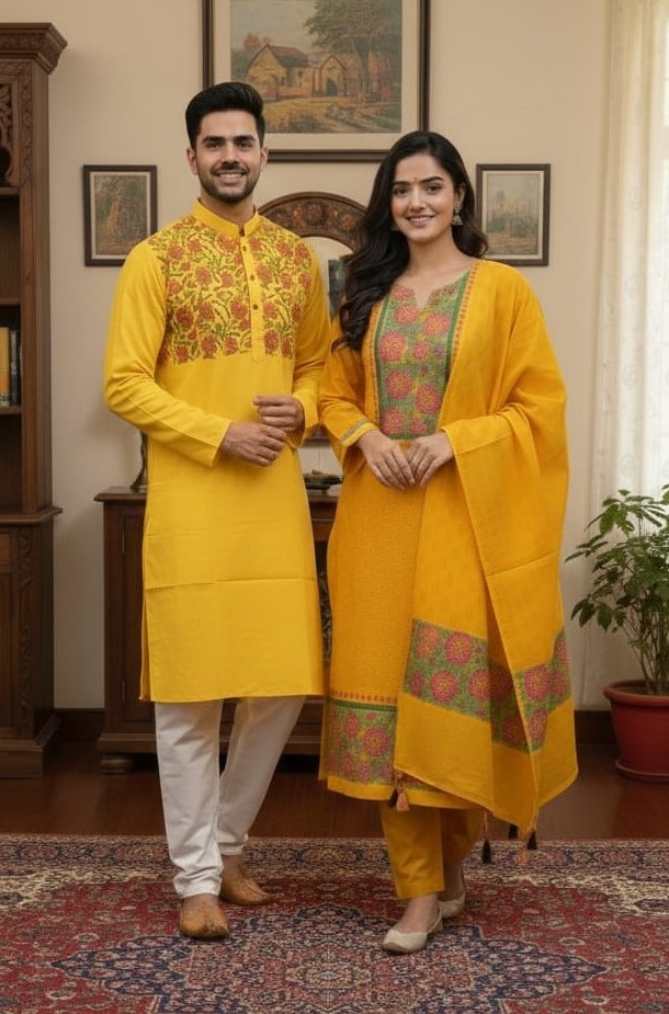 Block Print Three Piece ছবি 10