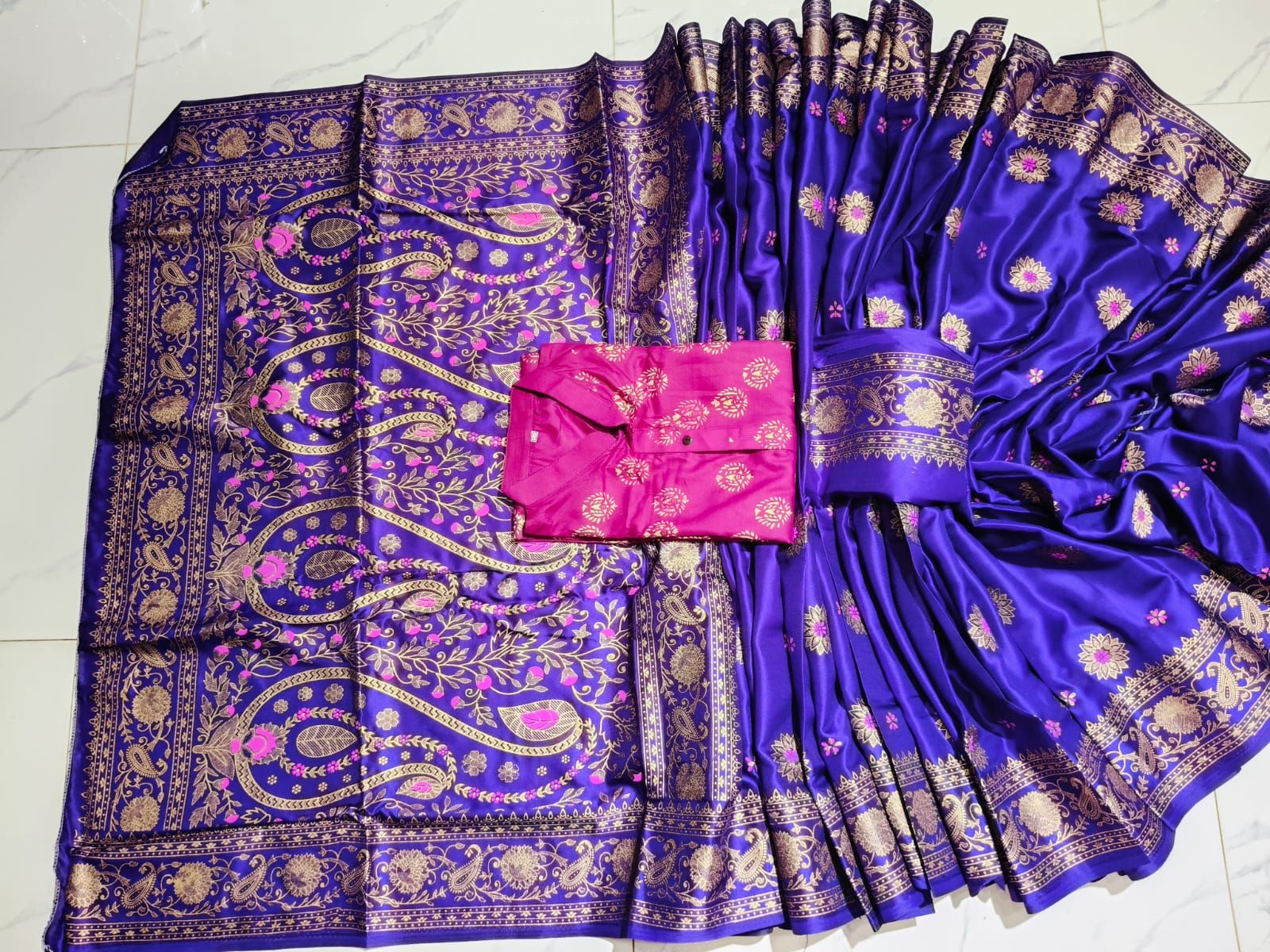 Sharee Panjabi Couple with Blouse Piece ছবি 8