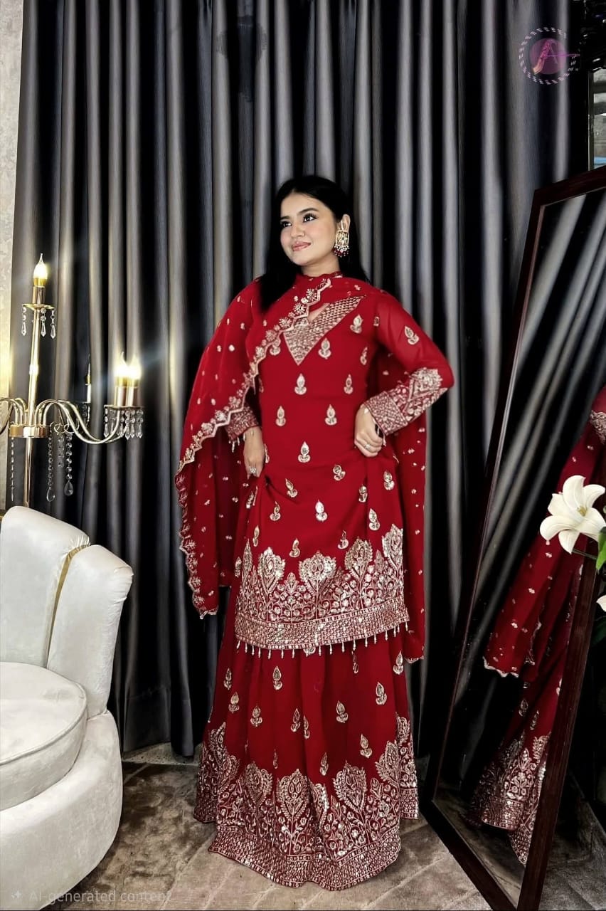 Premium Soft Jorjet Three piece ছবি 6
