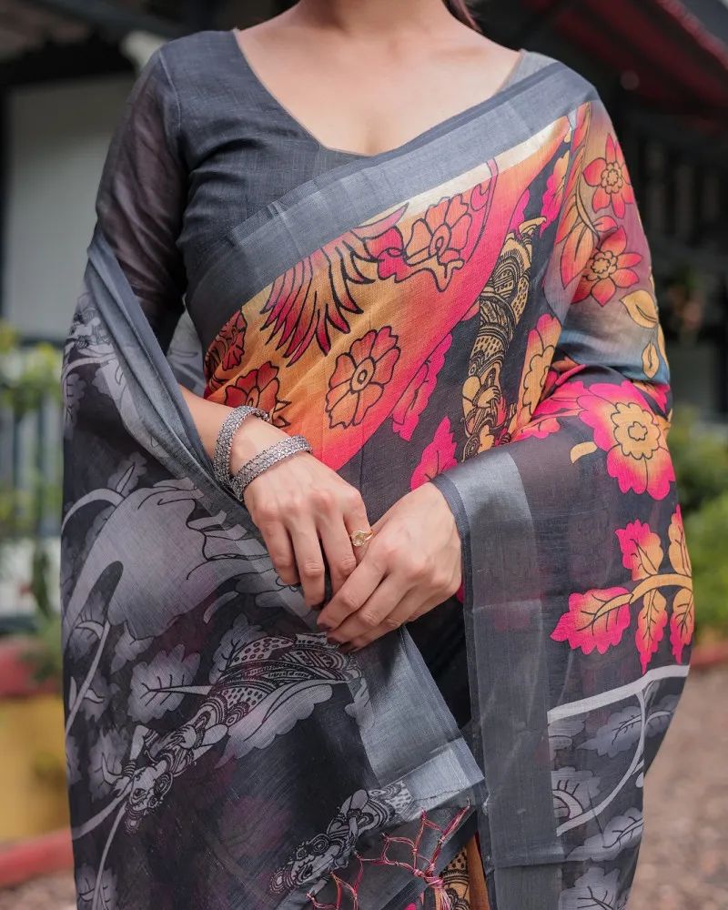 Chanduri Silk Sharee