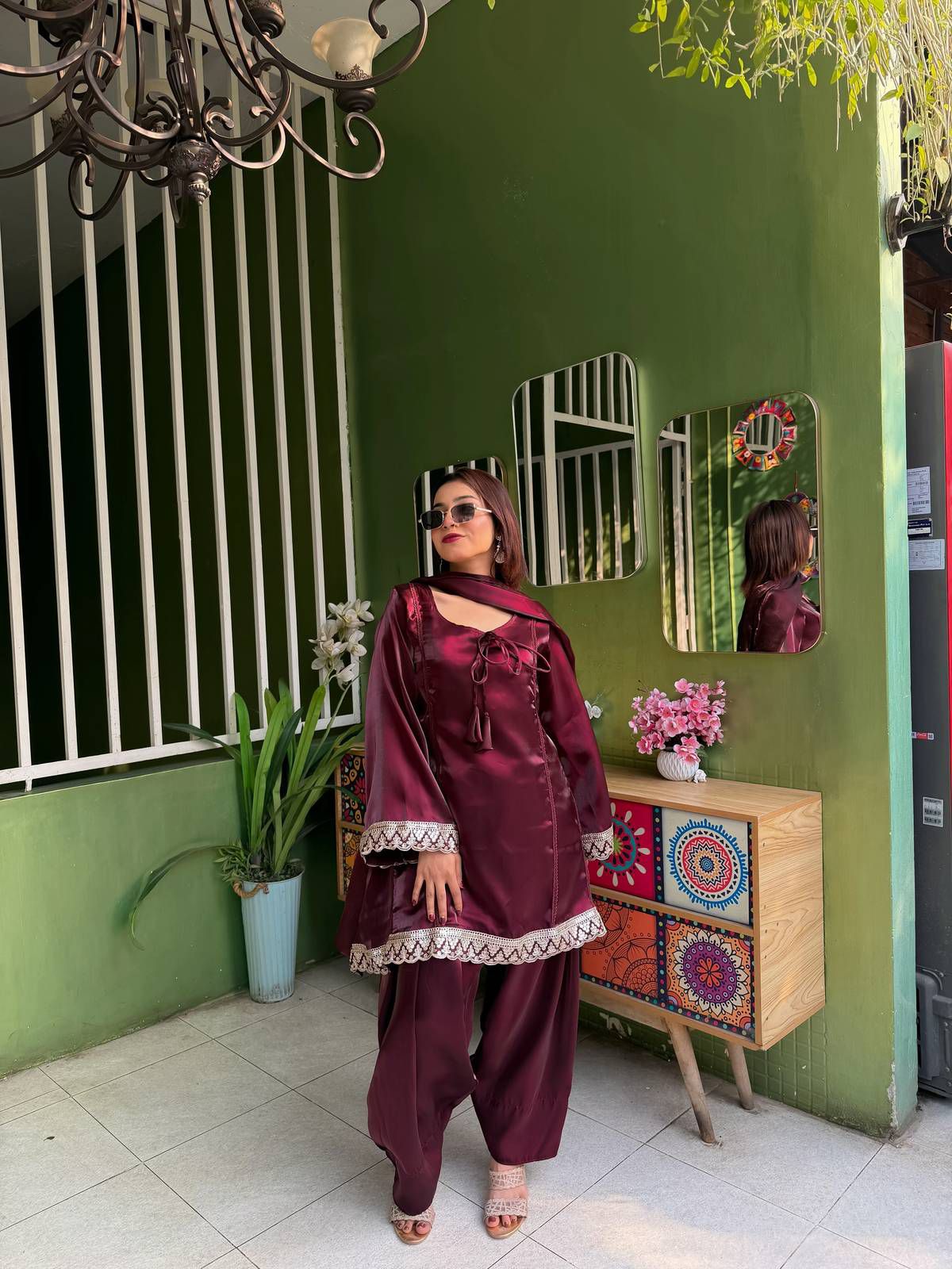 Samusilk Three Piece Gown