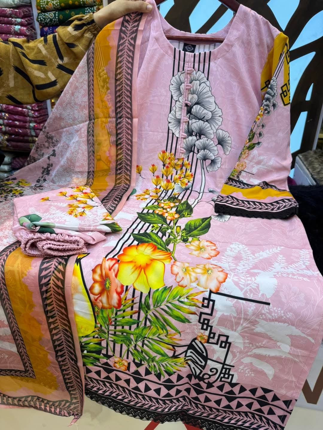 Digital Print Three Piece