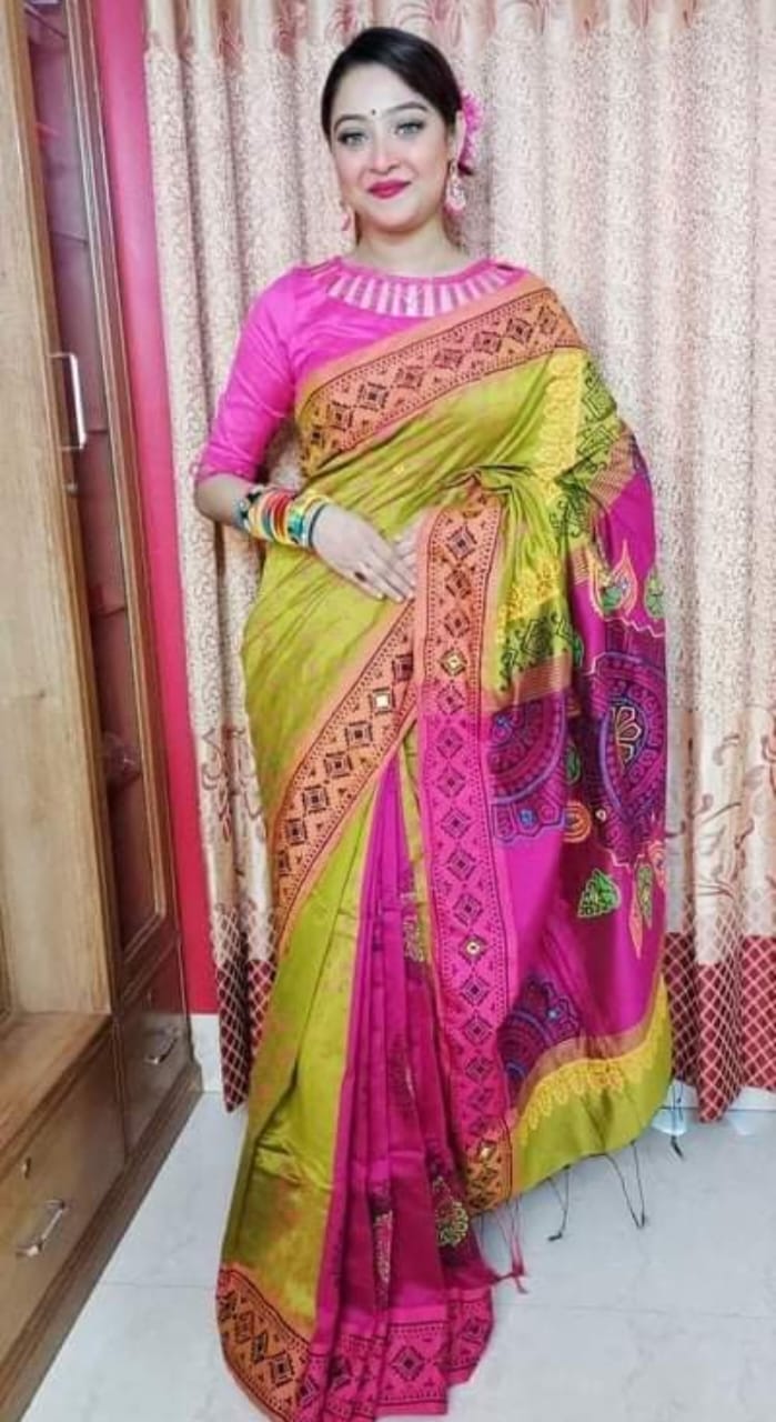 ধুপিয়ান সিল্ক শাড়ি ছবি 15