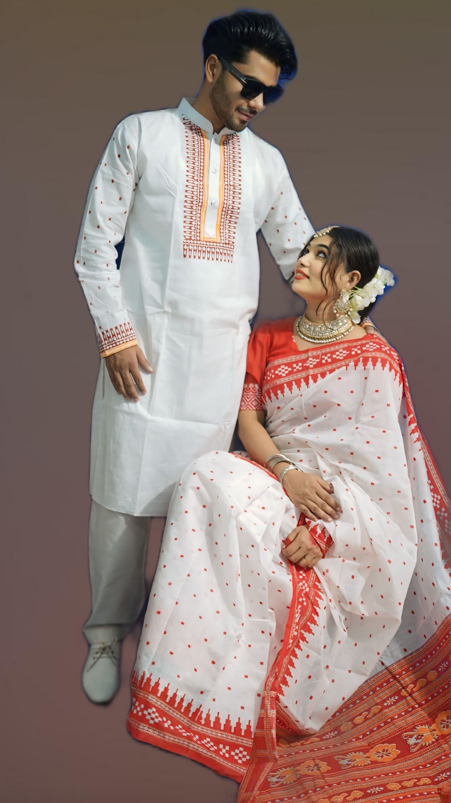 Sharee Panjabi Couple Set ছবি 7