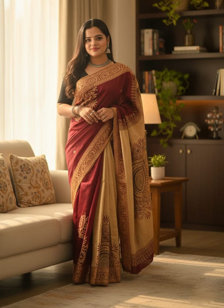 Premium Dhupiyan Silk Sharee ছবি 10