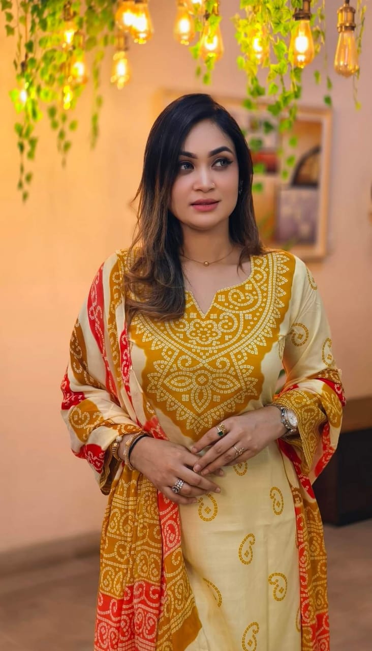 লিলেন থ্রি পিস ছবি 2