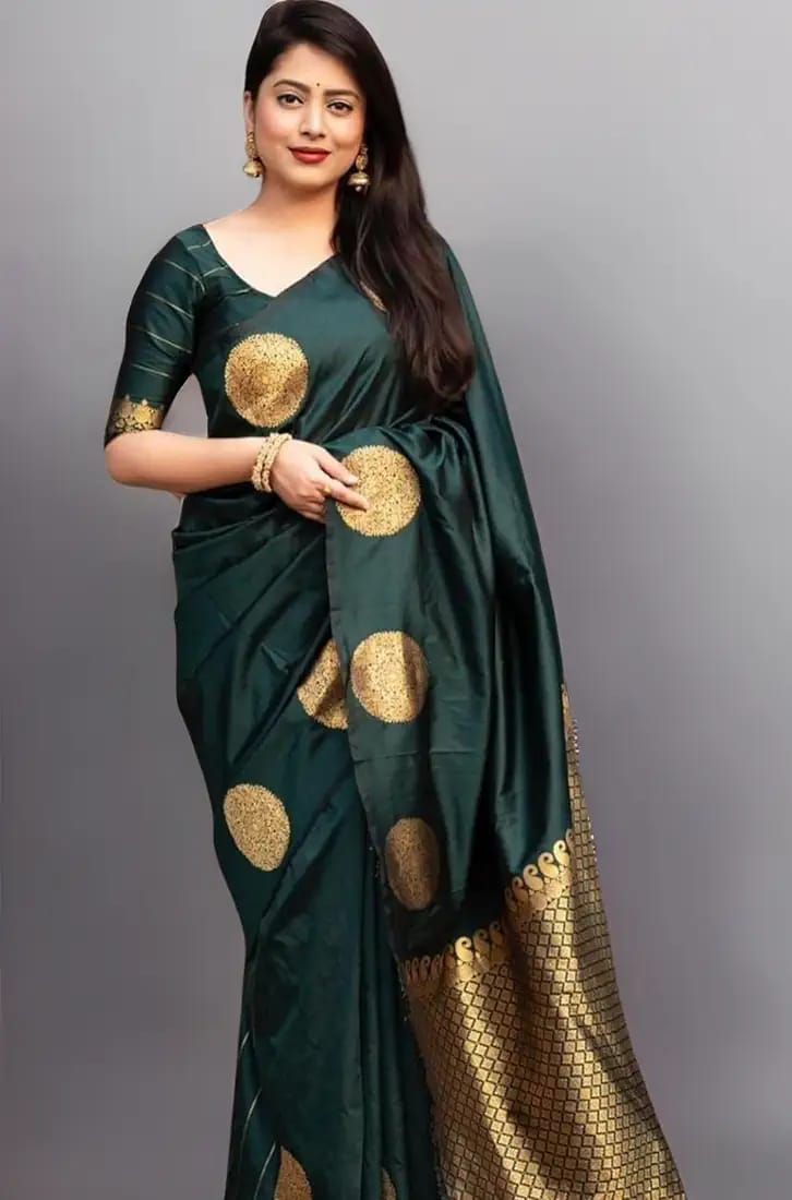 Silk Sharee with Blouse Piece ছবি 5