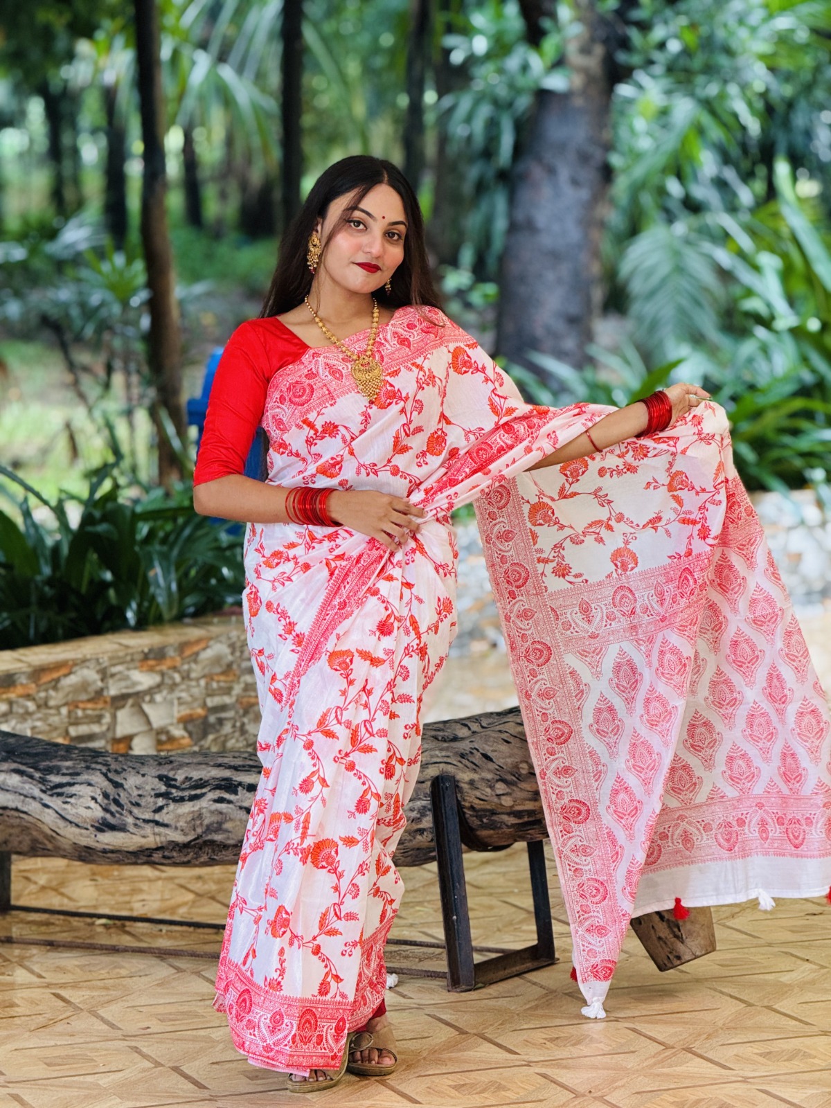 Boishakhi Sharee Collection (With Blouse Piece ছবি 4