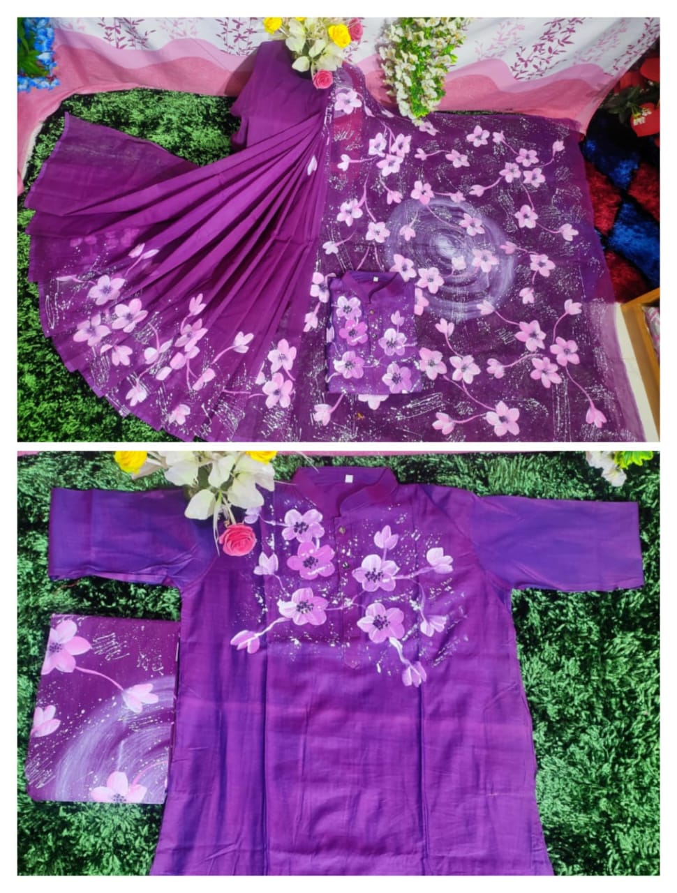 Exclusive Design Hand Print Couple Dress For Sweet Couple ছবি 18