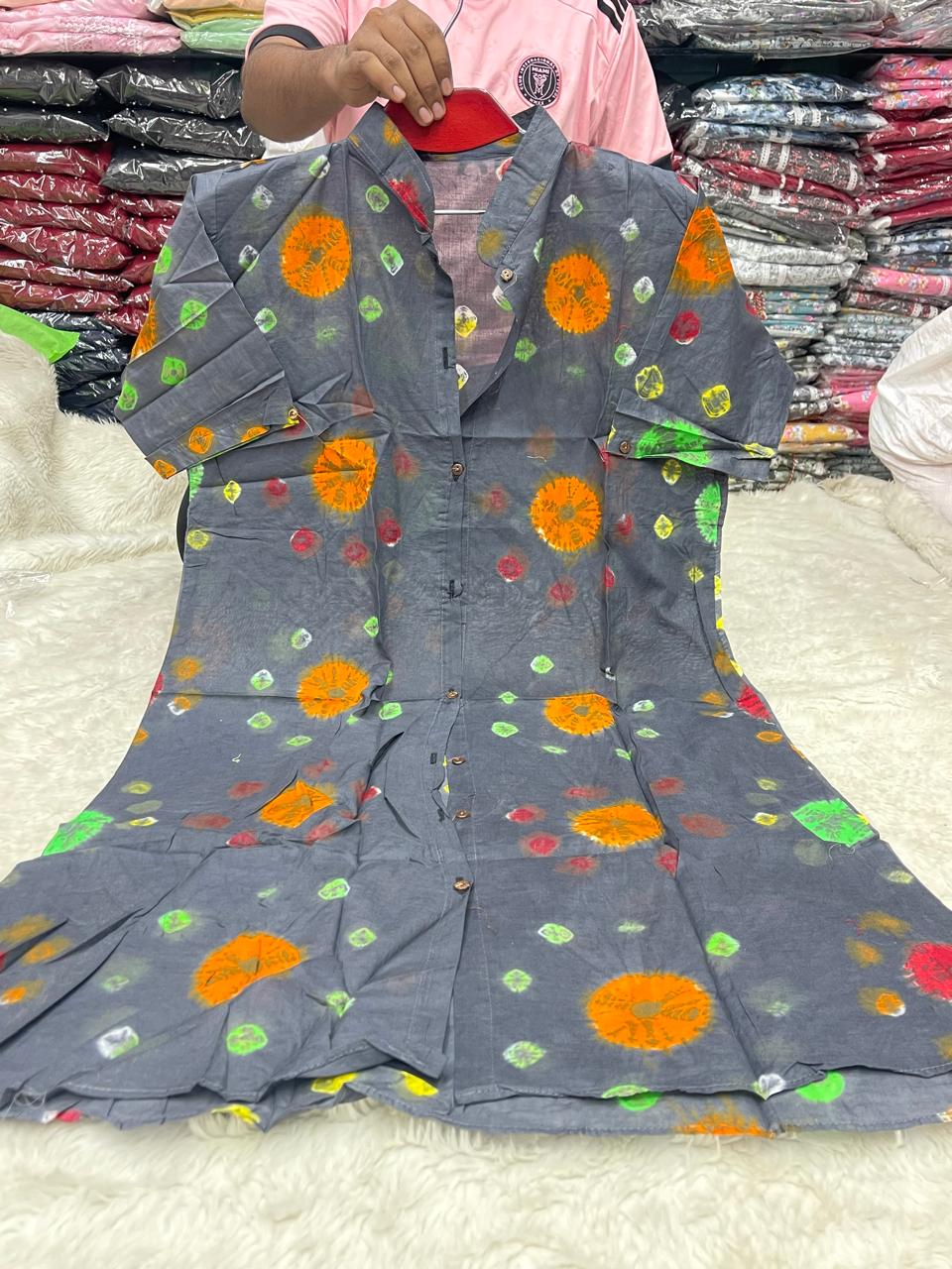 Batik Kurti 1 pcs ছবি 3