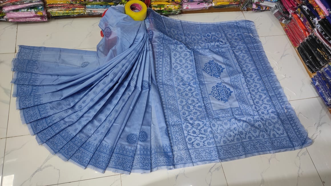 এমব্রয়ডাড়ী ধুপিয়ানসিল্ক শাড়ী ছবি 9