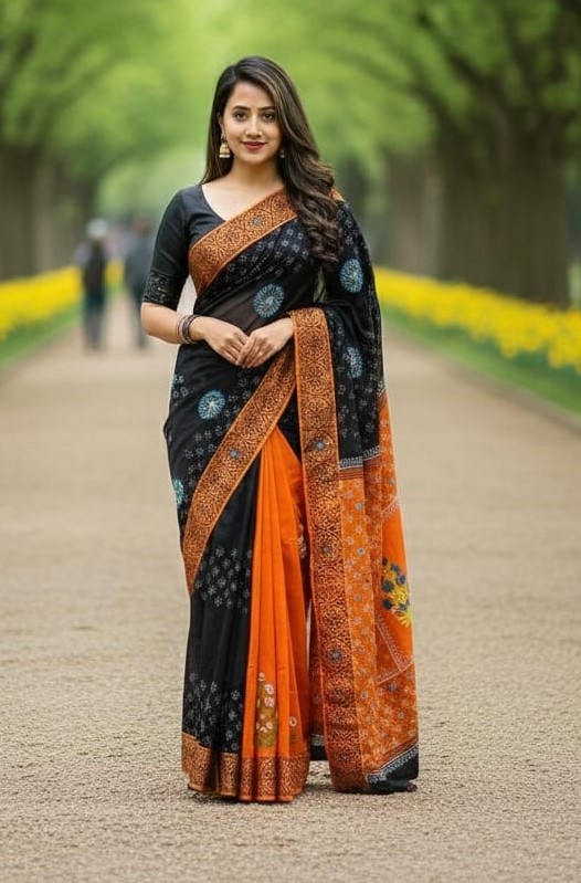 Premium Dhupiyan Silk Sharee ছবি 19