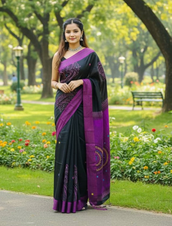 Premium Dhupiyan Silk Sharee ছবি 6