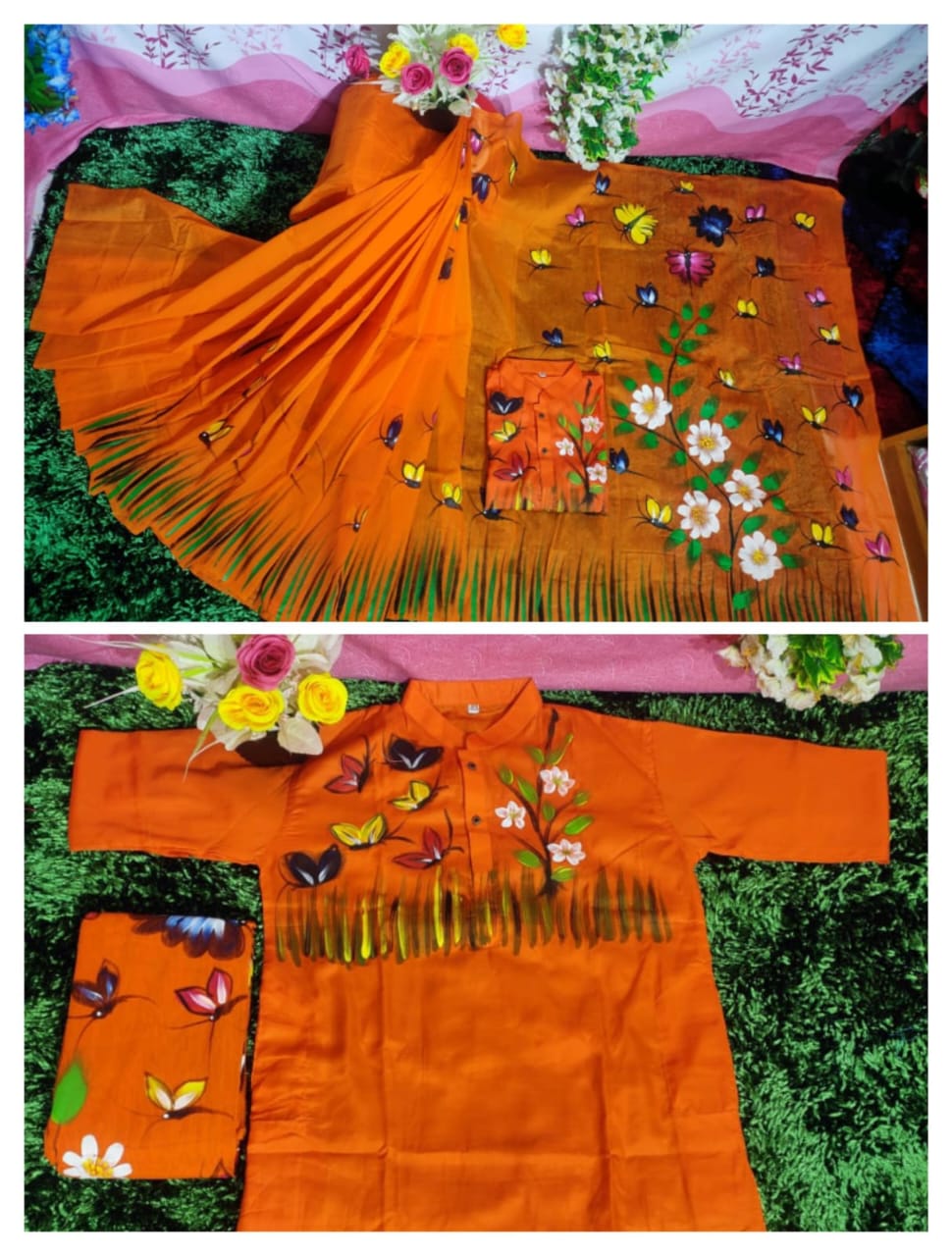 Exclusive Design Hand Print Couple Dress For Sweet Couple ছবি 15