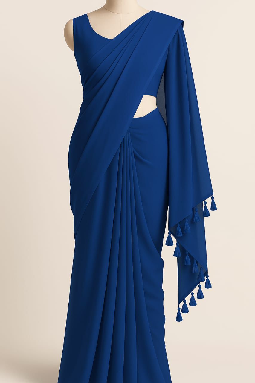 Elegant Weightless Georgette Saree ছবি 3