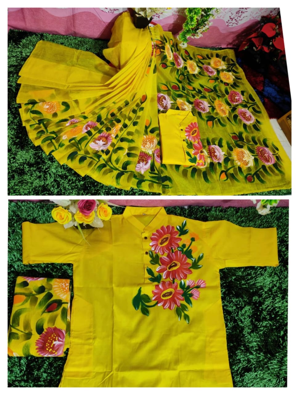Exclusive Design Hand Print Couple Dress For Sweet Couple ছবি 16