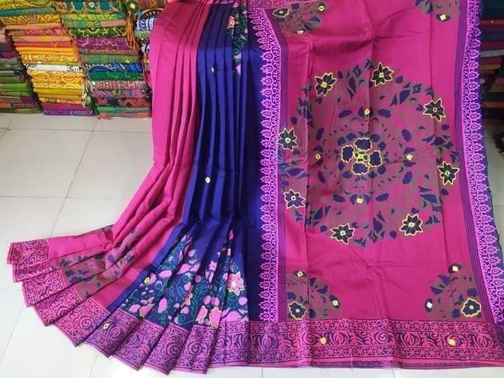 এমব্রয়ডাড়ী ধুপিয়ানসিল্ক শাড়ী ছবি 2