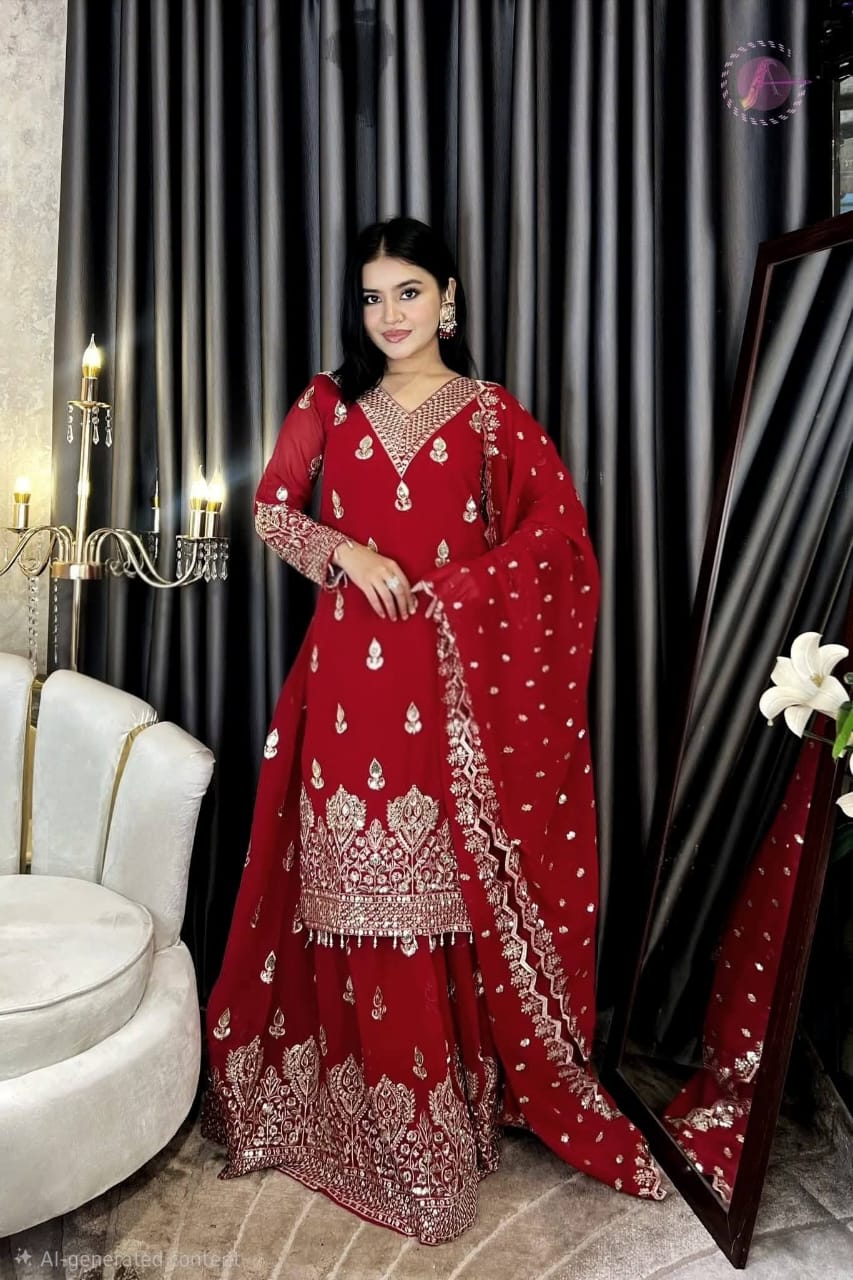 Premium Soft Jorjet Three piece ছবি 2