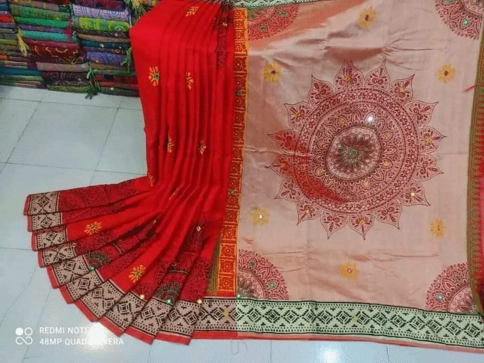 এমব্রয়ডাড়ী ধুপিয়ানসিল্ক শাড়ী ছবি 16