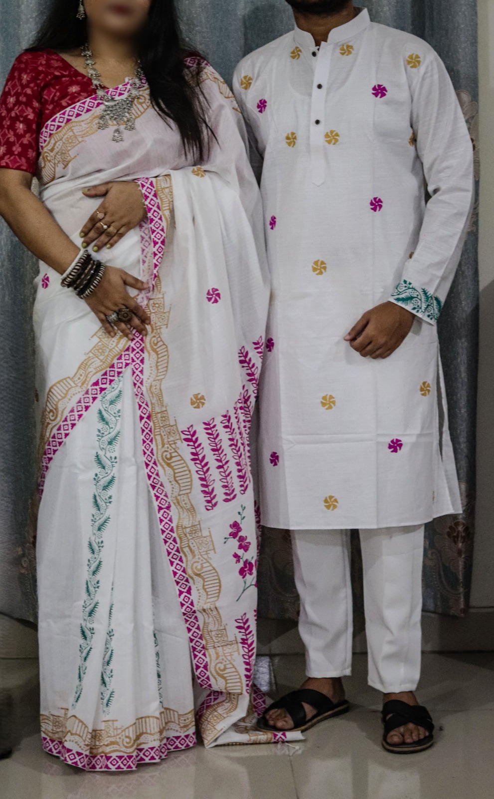 Sharee Panjabi Couple Set