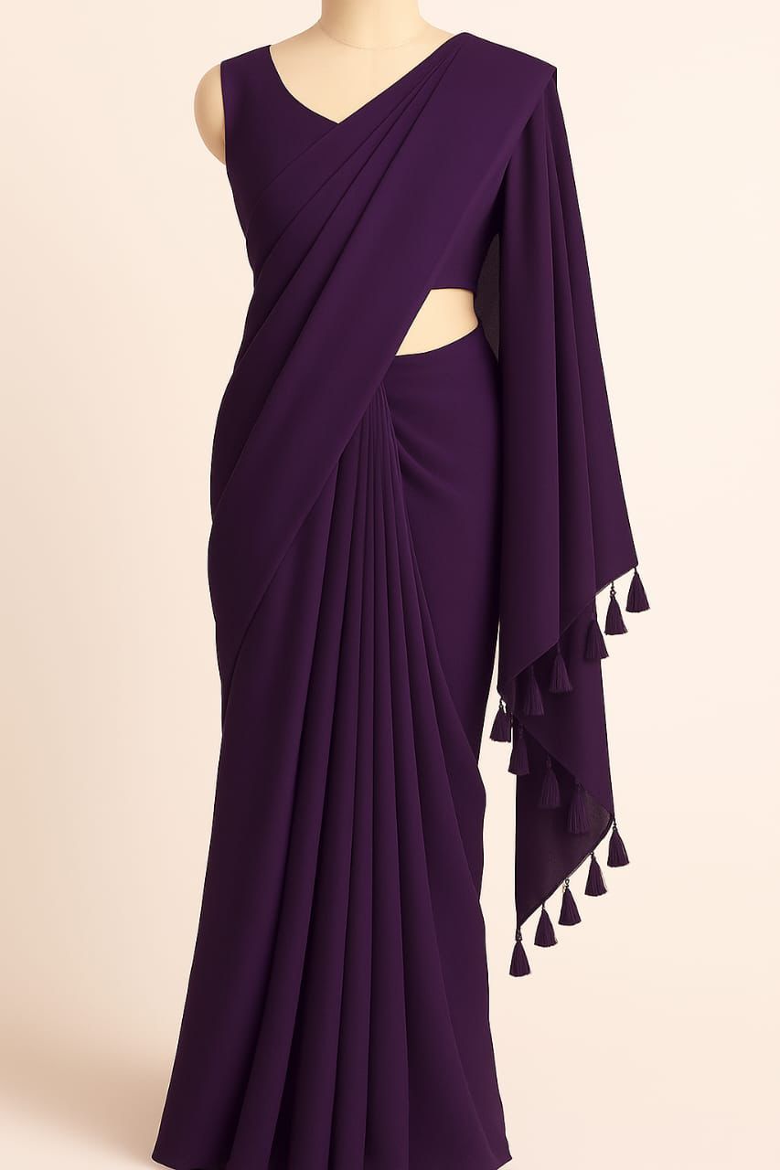 Elegant Weightless Georgette Saree ছবি 6