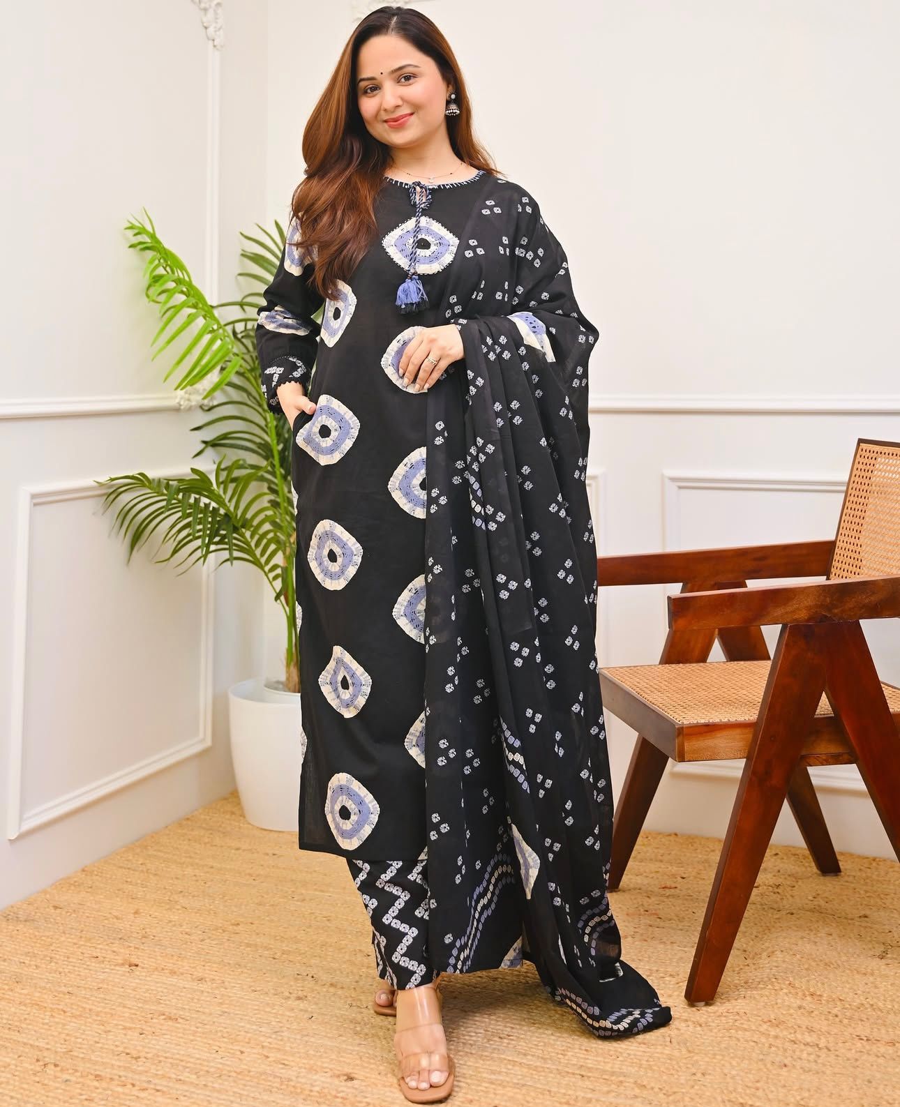 Cunri Print Three Piece