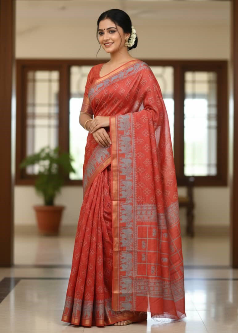Kaftan Silk Sharee ছবি 14