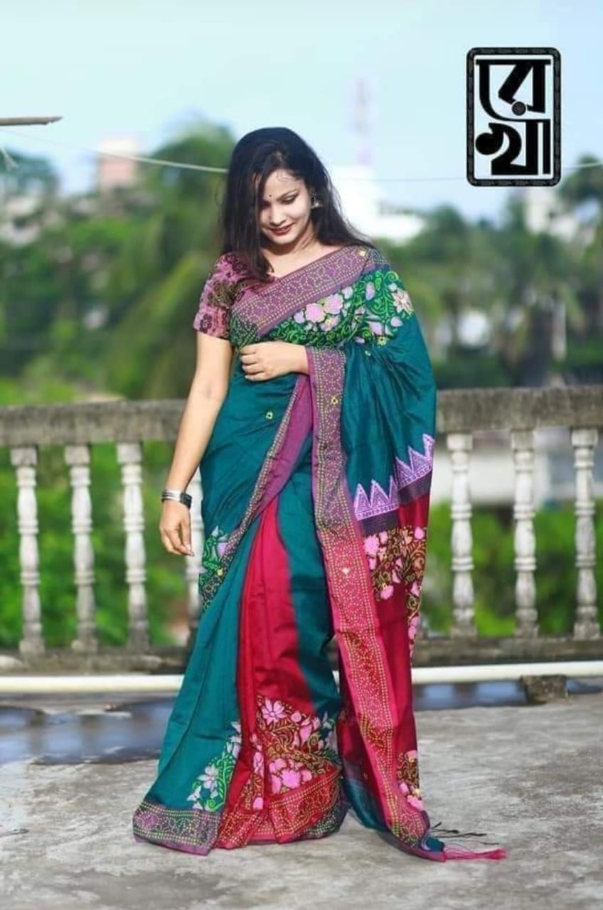 ধুপিয়ান সিল্ক শাড়ি ছবি 11