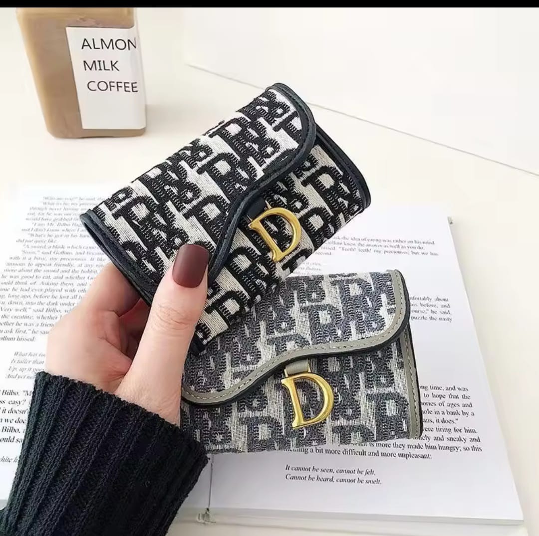 Short Wallet Women's Long Folding Women's Multi-Card-Slot Card Holder Wallet Coin Purse Fashion