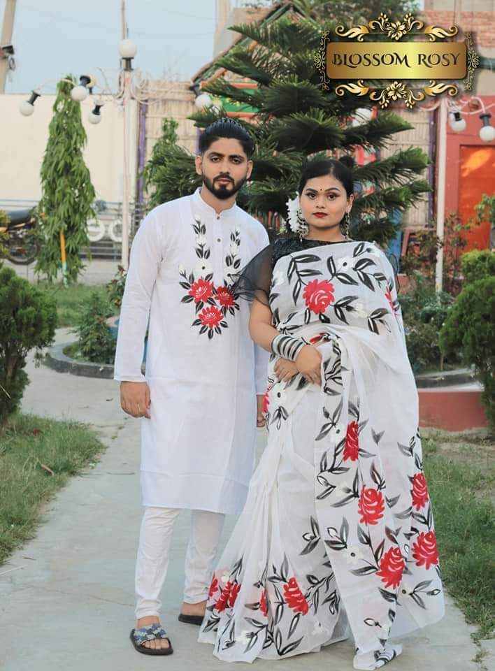 Hand Print Couple Dress
