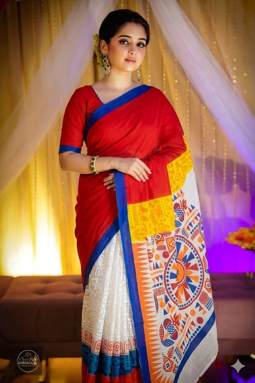 Boishakhi Sharee Collection (With Blouse Piece ছবি 8