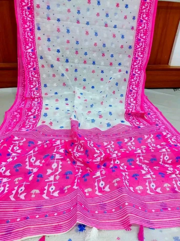 Half silk screen print sharee ছবি 7