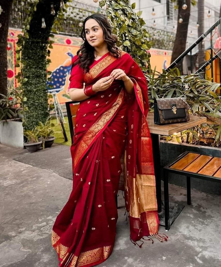 Premium Sharee with Blouse Piece ছবি 13