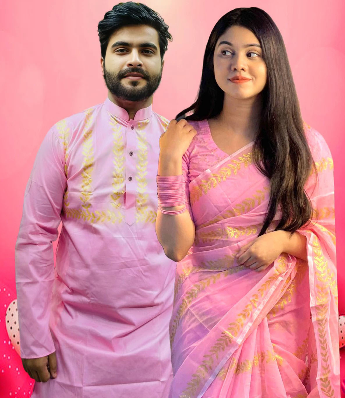 Sharee Panjabi Couple Set ছবি 11