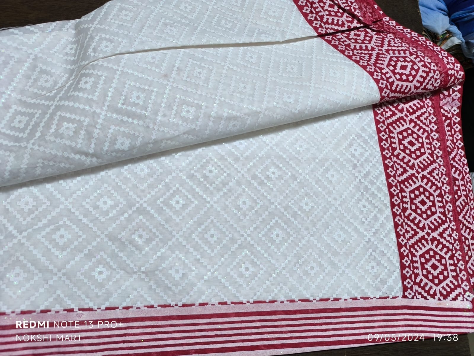 Half Silk Sharee with Blouse Piece
