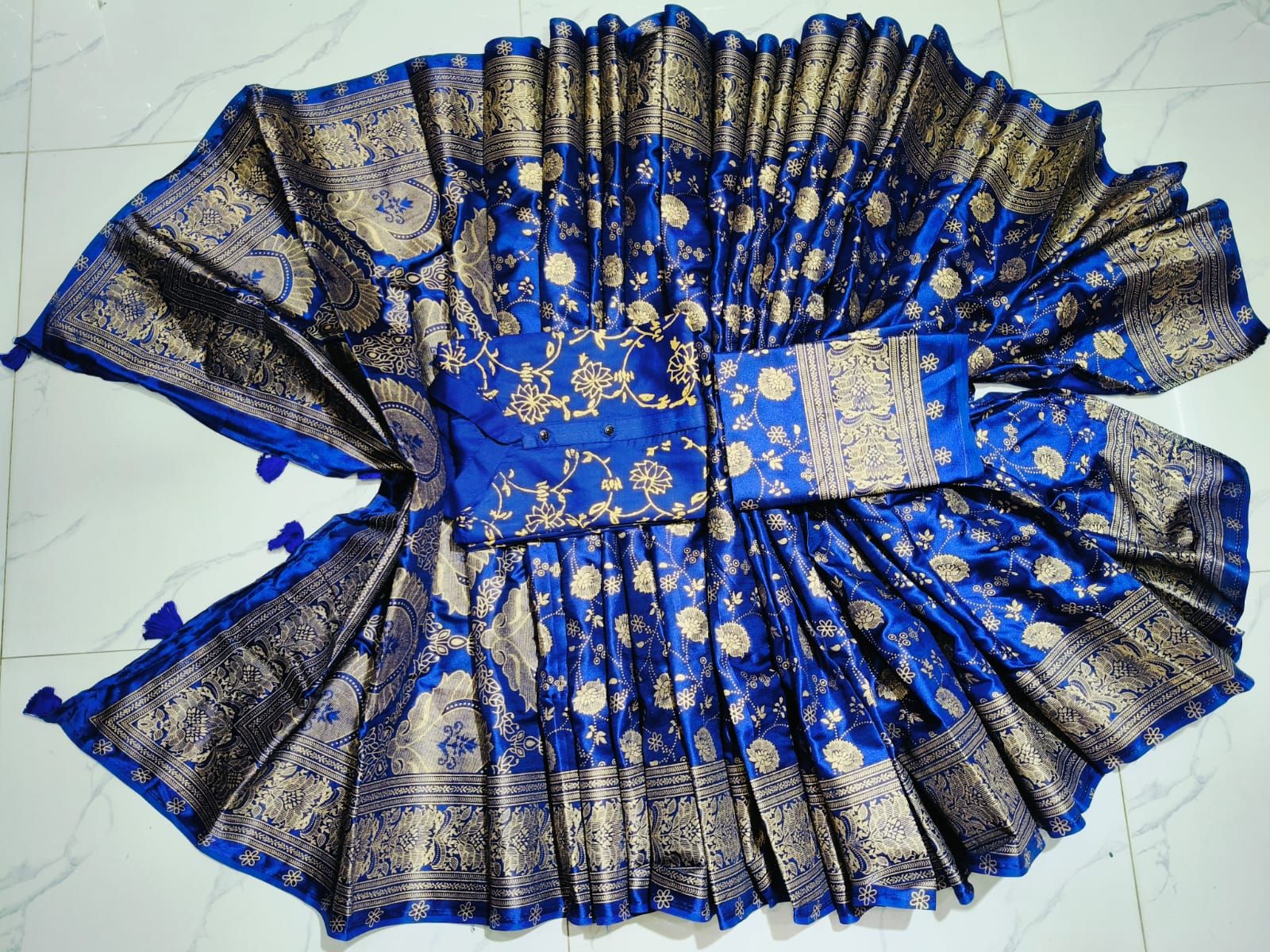Sharee Panjabi Couple with Blouse Piece ছবি 2