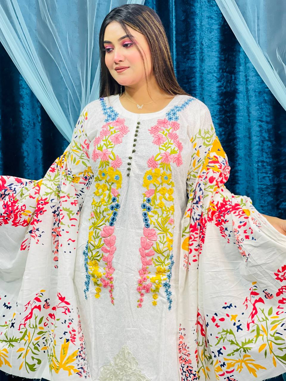 100% Cotton Three Piece