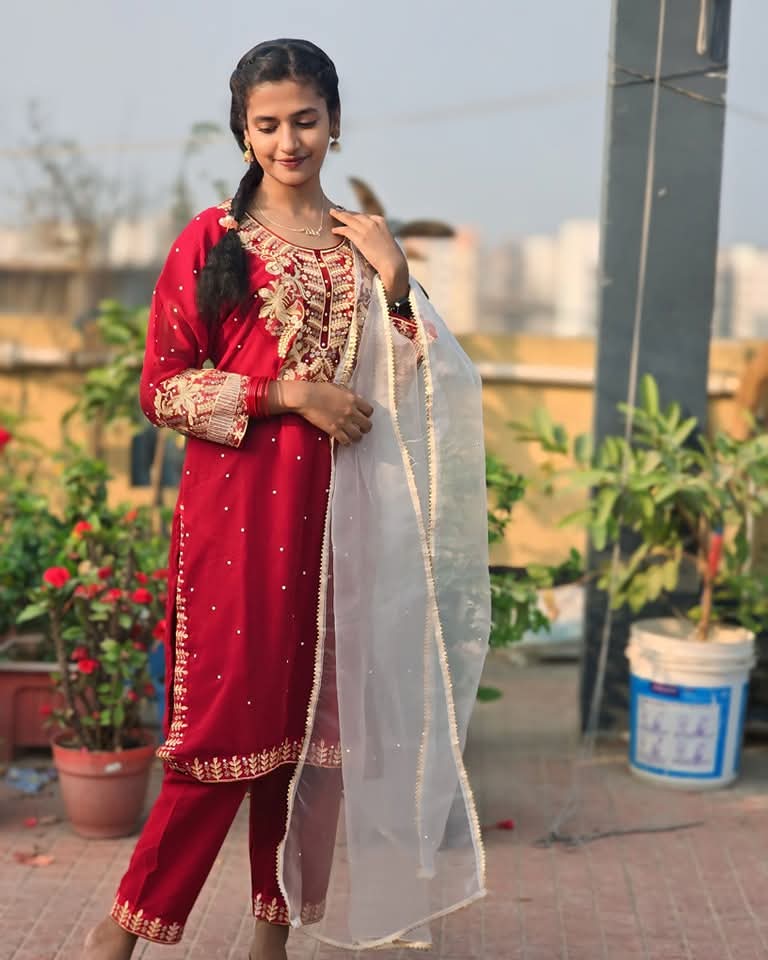 Sequence Organza AC Three Piece ছবি 2