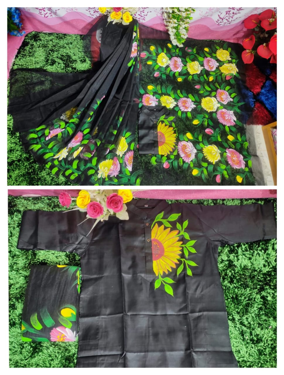 Exclusive Design Hand Print Couple Dress For Sweet Couple ছবি 17