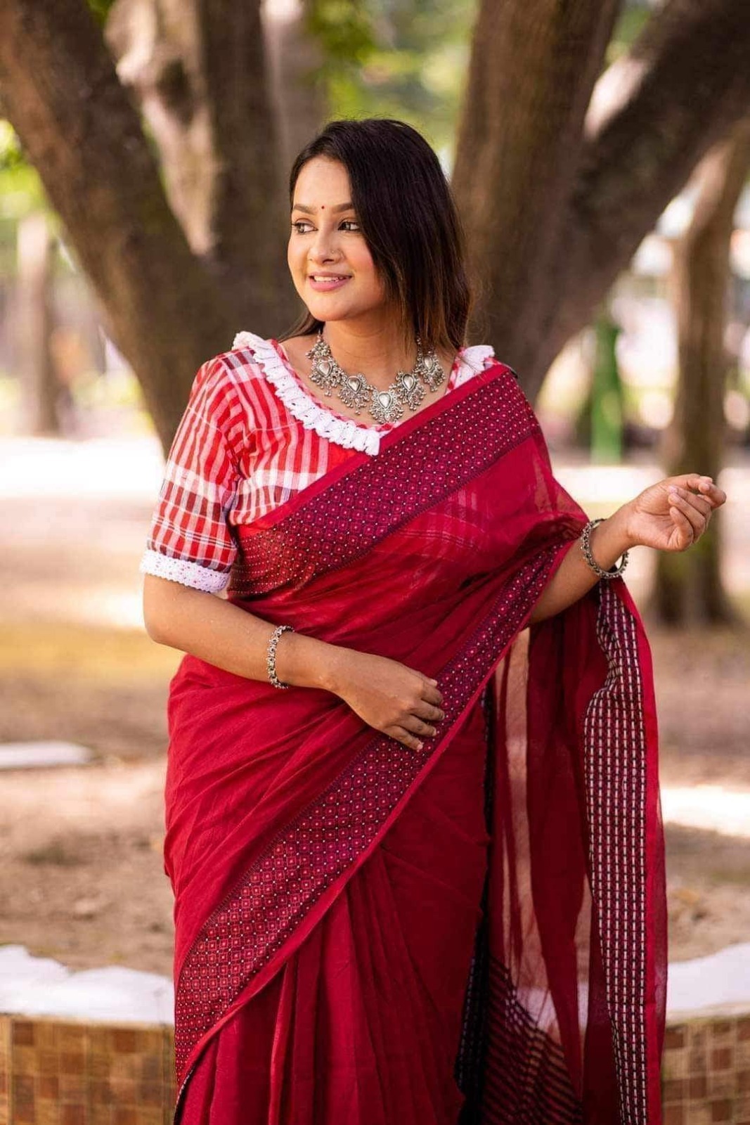 Premium Sharee with Blouse Piece ছবি 13