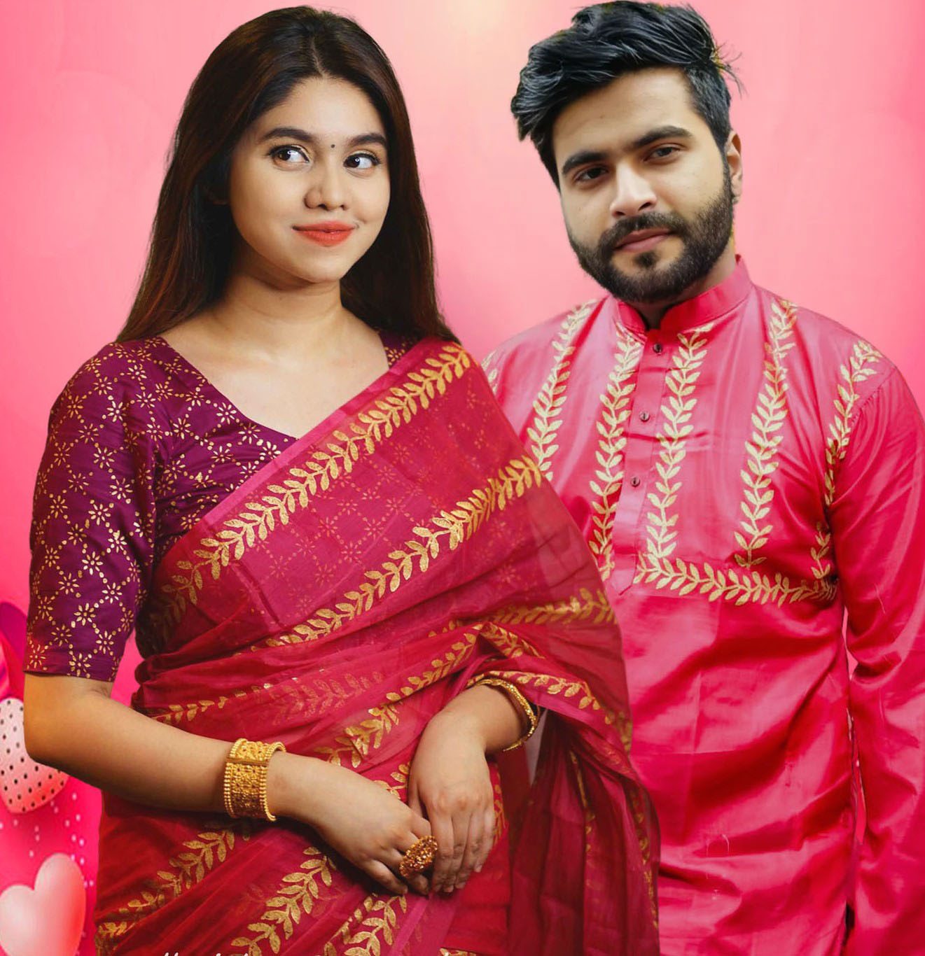 Sharee Panjabi Couple Set ছবি 3