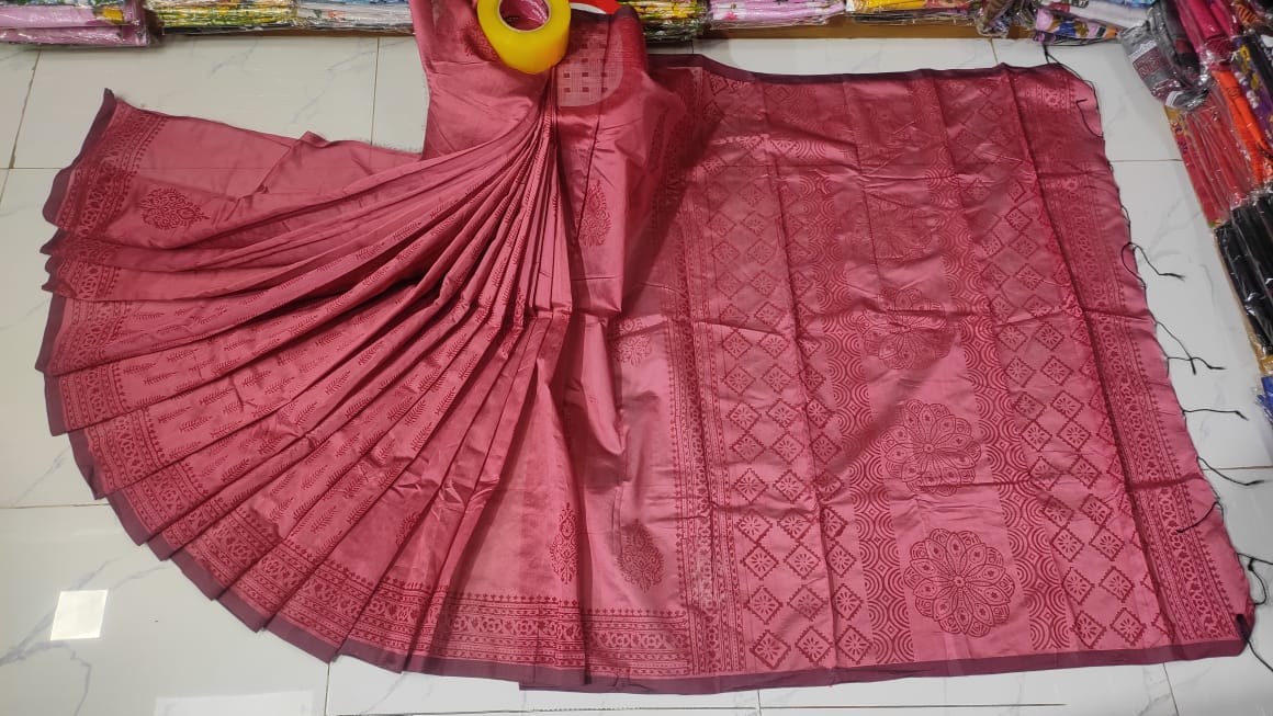 এমব্রয়ডাড়ী ধুপিয়ানসিল্ক শাড়ী ছবি 10