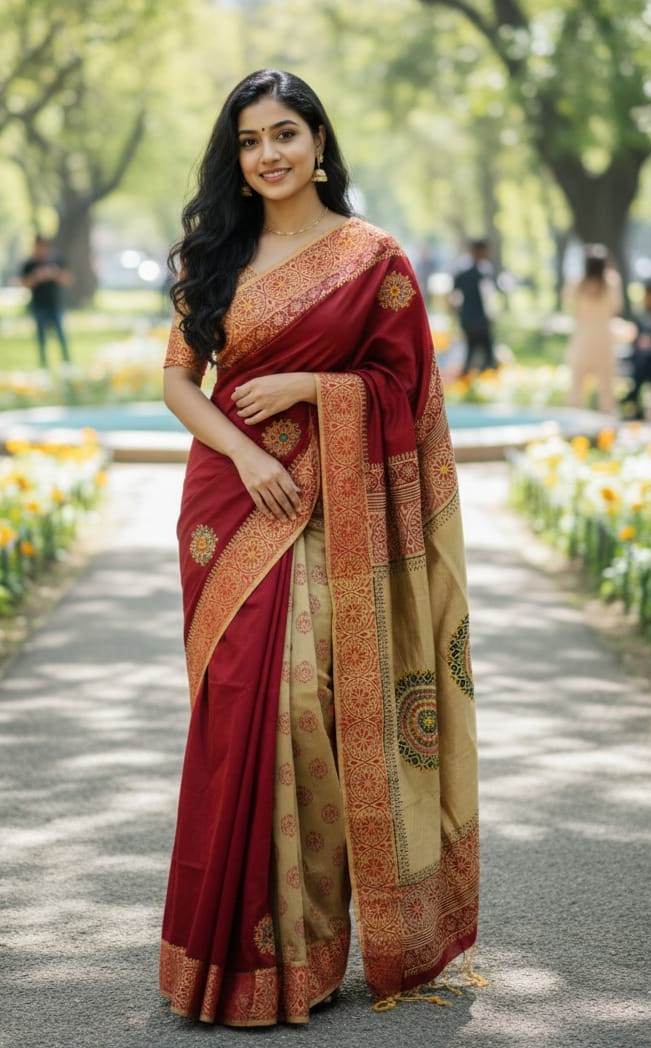 Premium Dhupiyan Silk Sharee ছবি 7