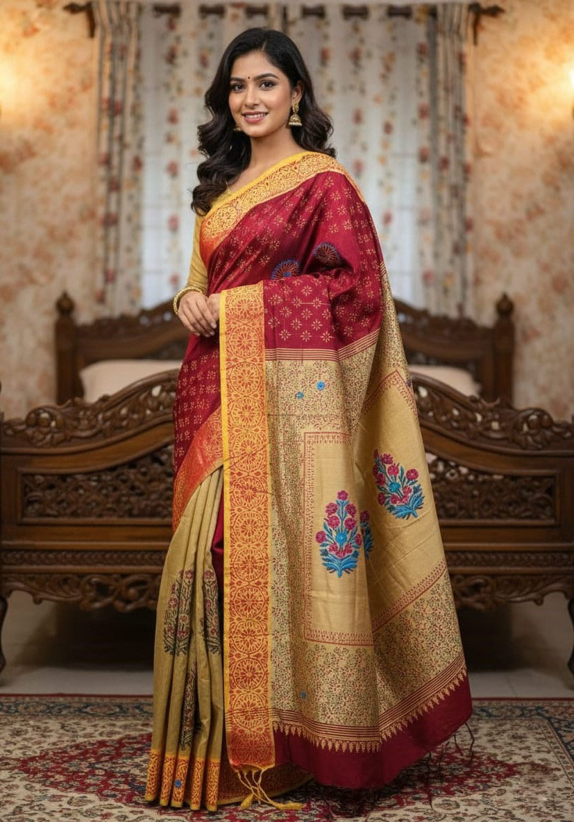 Premium Dhupiyan Silk Sharee ছবি 3